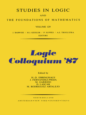 cover image of Logic Colloquium '87